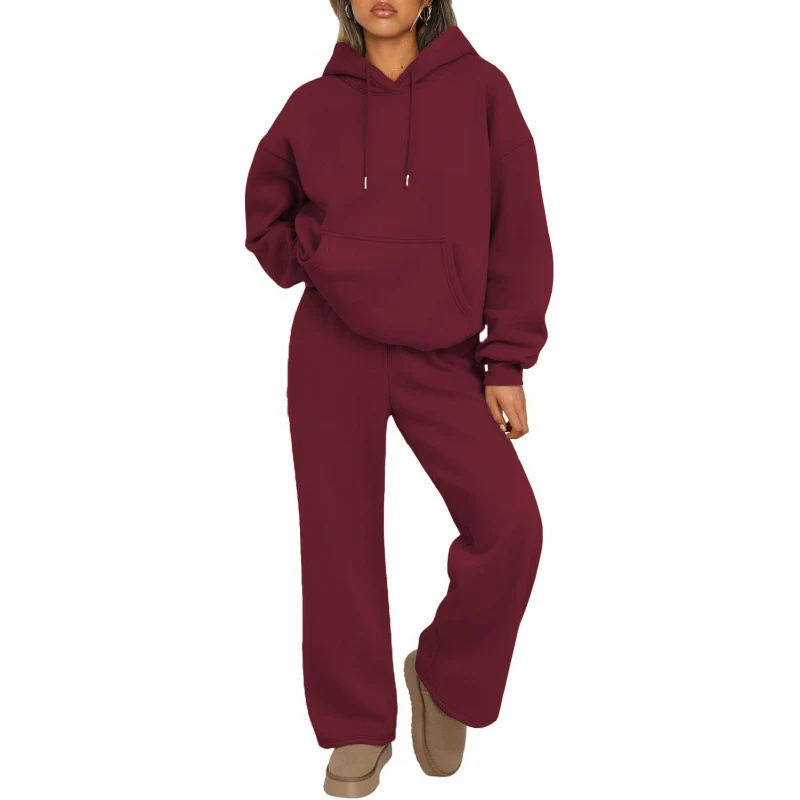 Damen Bequemer Oversized Jogginganzug Drune