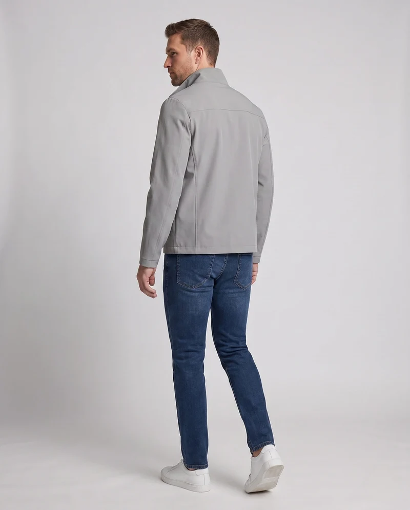 Elegante Übergangsjacke für Herren mit gestepptem Futter Drune