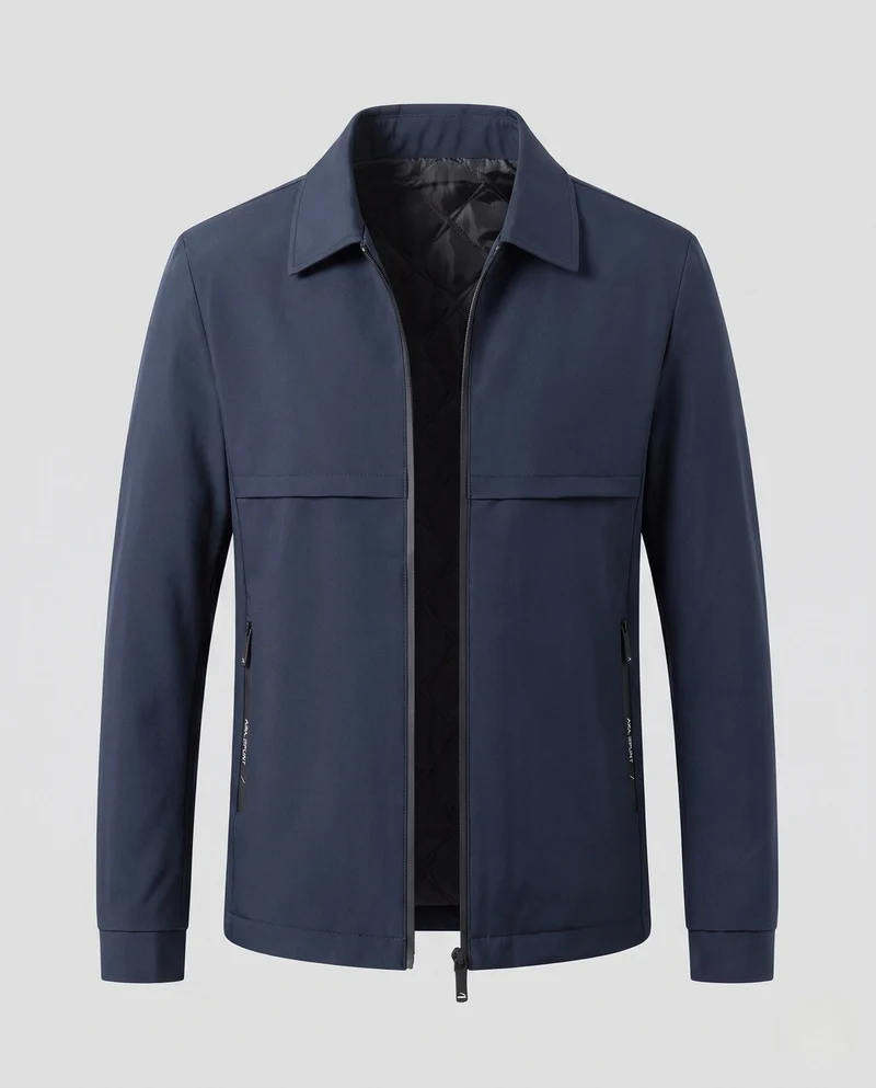Elegante Übergangsjacke für Herren mit gestepptem Futter Drune