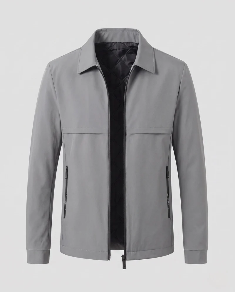 Elegante Übergangsjacke für Herren mit gestepptem Futter Drune