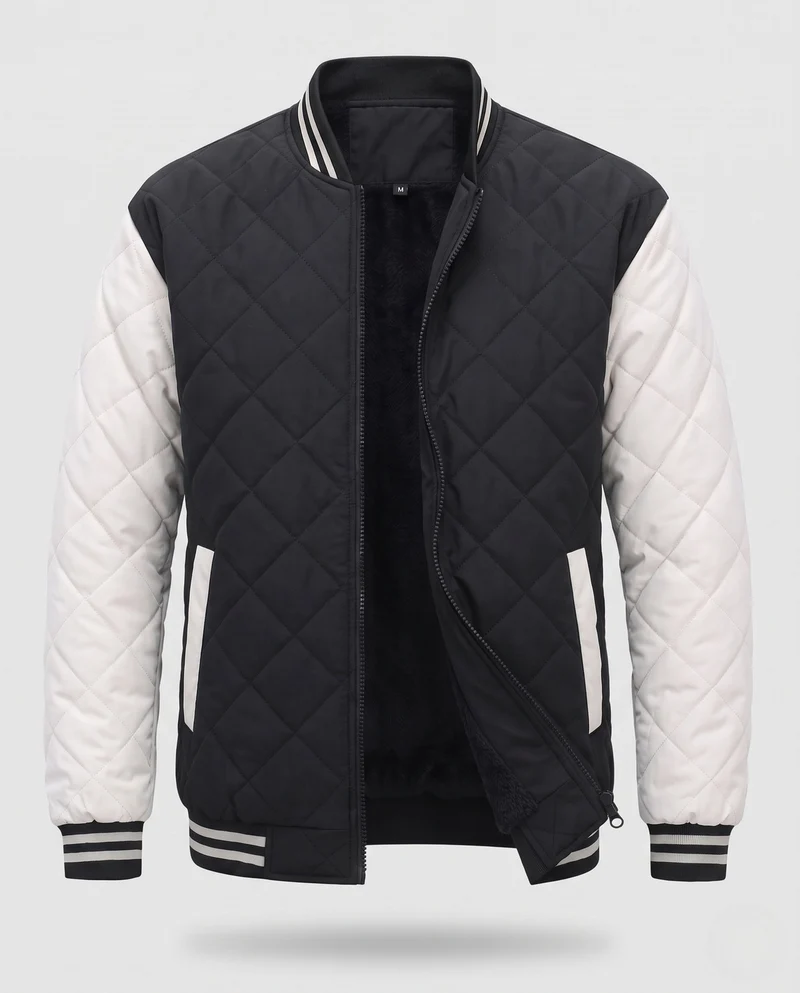 Herren Elegante und Isolierte gepolsterte Jacke Drune