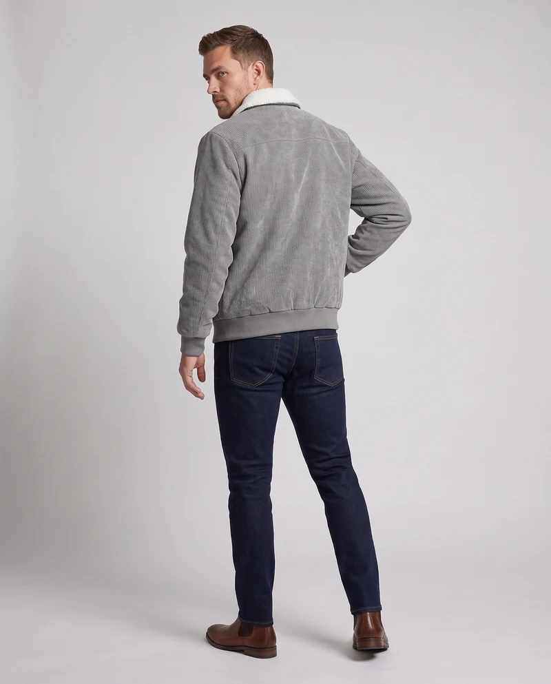 Herren Flauschige Strickjacke Drune