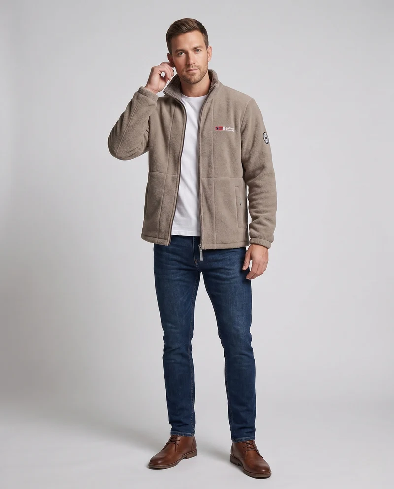 Herren Fleecejacke mit hochwertigem Innenfutter Drune