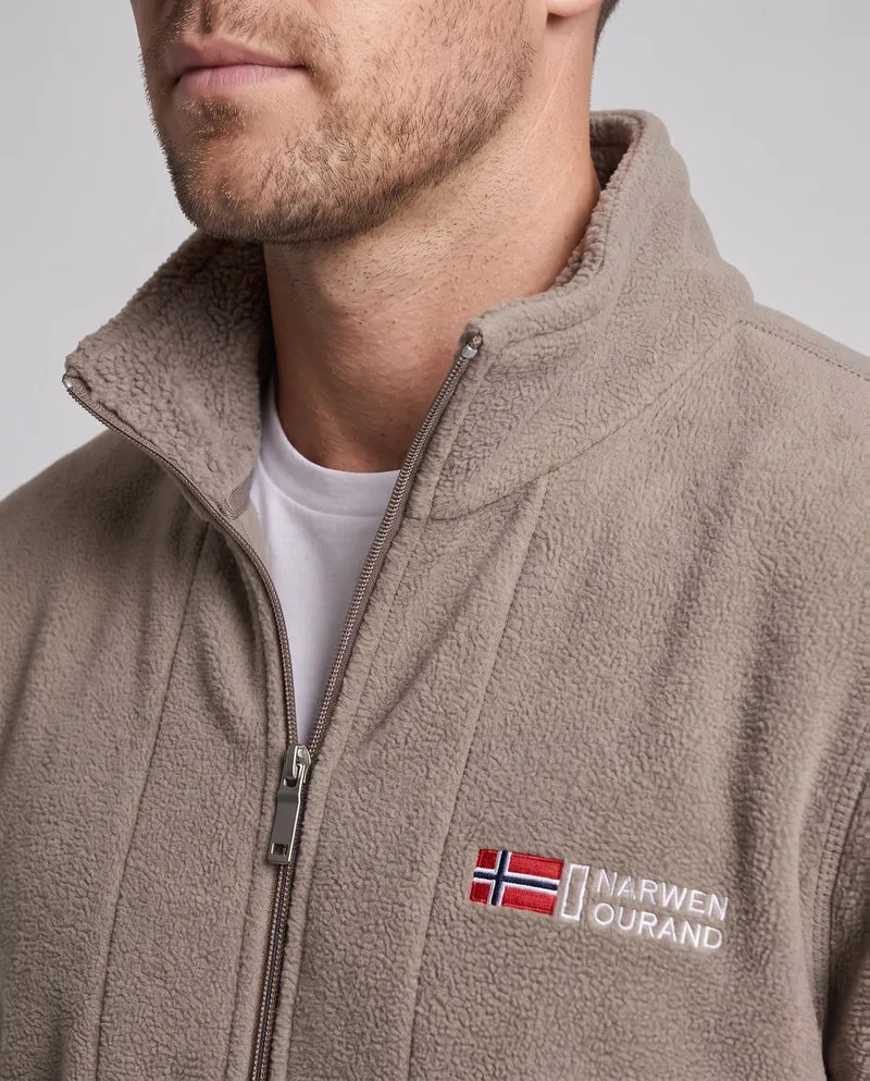 Herren Fleecejacke mit hochwertigem Innenfutter Drune