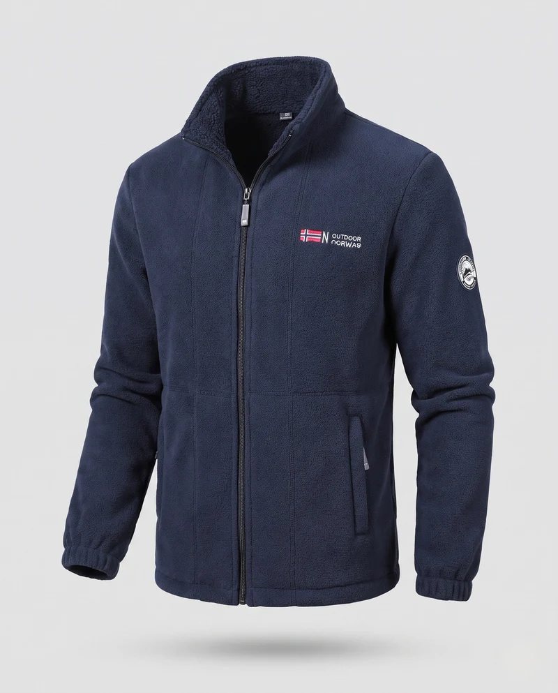 Herren Fleecejacke mit hochwertigem Innenfutter Drune