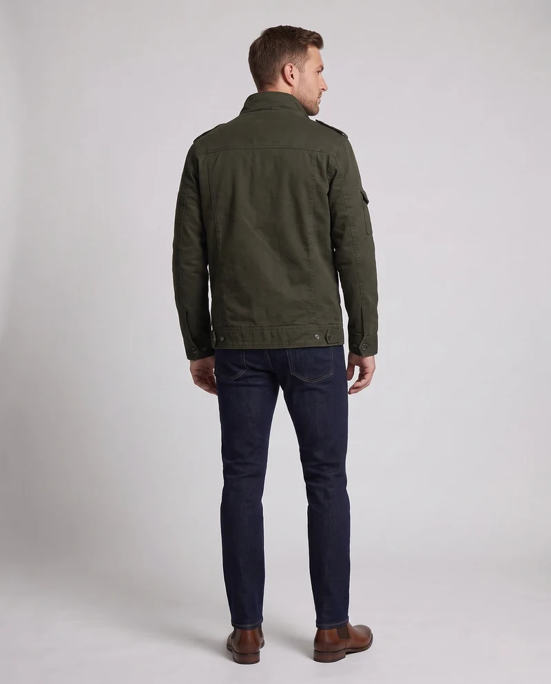 Herren Freizeitjacke im Militärstil Drune