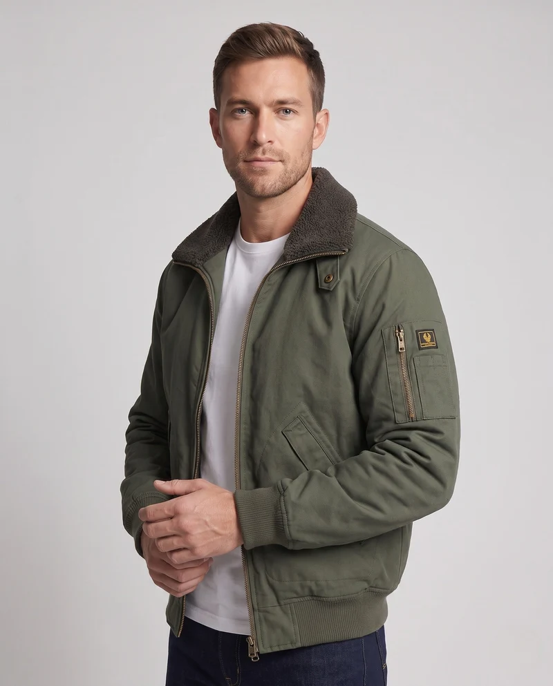 Herren Freize jacket mit Fleece-Futter Drune