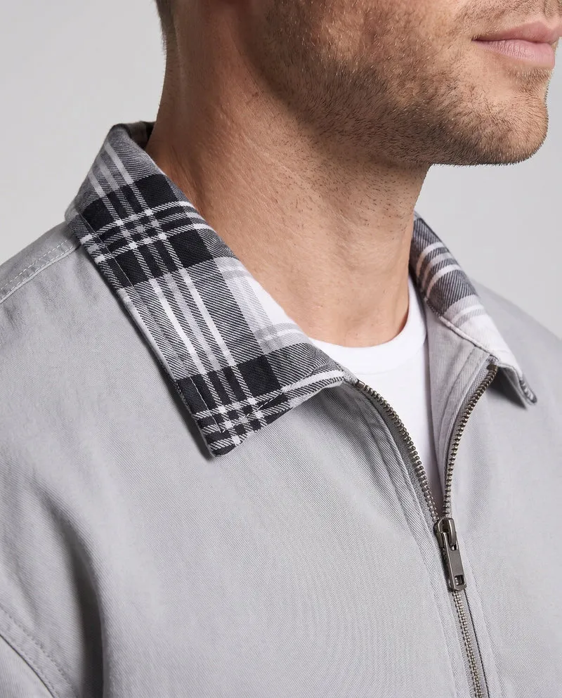 Herren Freizeitjacke mit entspanntem Karottenkragen Drune