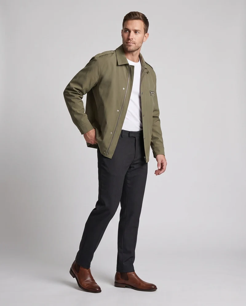 Herren Freizeitjacke mit praktischen Reißverschlusstaschen Drune