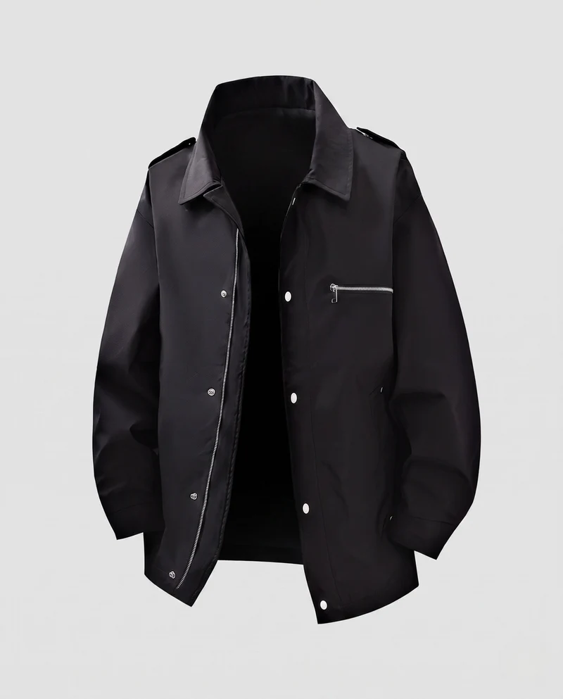 Herren Freizeitjacke mit praktischen Reißverschlusstaschen Drune