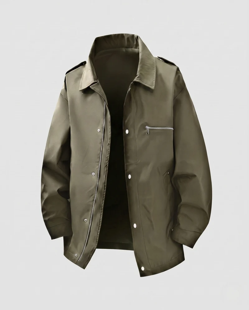 Herren Freizeitjacke mit praktischen Reißverschlusstaschen Drune