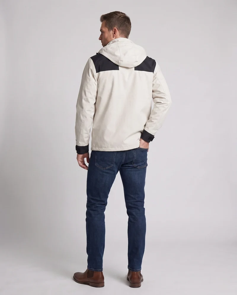 Herren Freizeitjacke mit verstellbarem Kapuze Drune