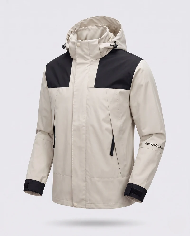 Herren Freizeitjacke mit verstellbarem Kapuze Drune