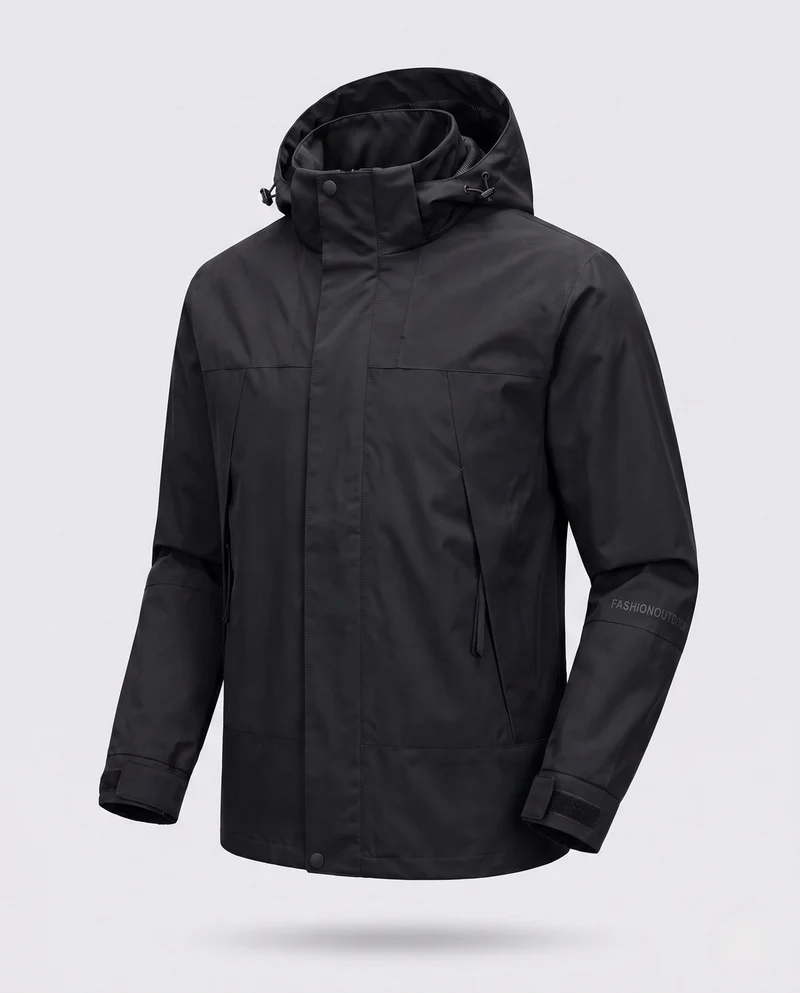 Herren Freizeitjacke mit verstellbarem Kapuze Drune