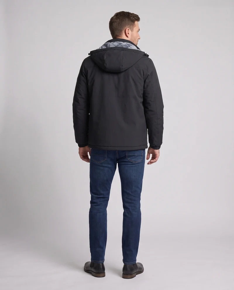 Herren Funktions Outdoorjacke mit Kapuze Drune