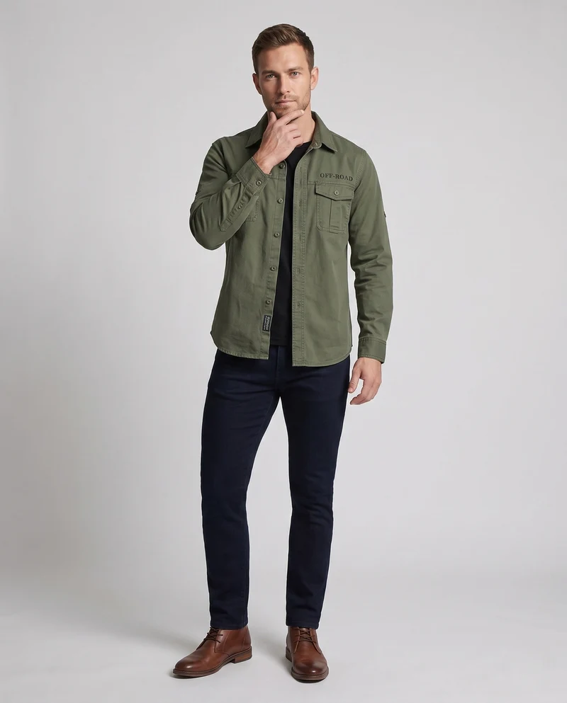 Herren Funktions Outdoor Hemd Drune