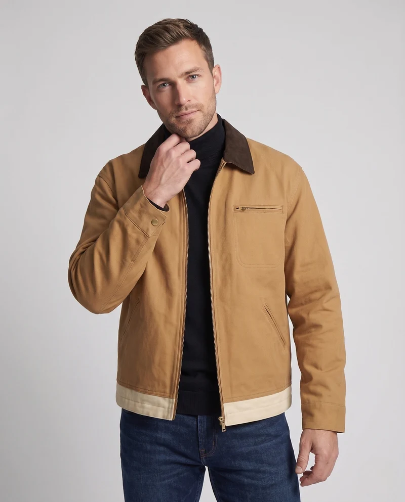 Herren Klassische Arbeitsjacke Drune