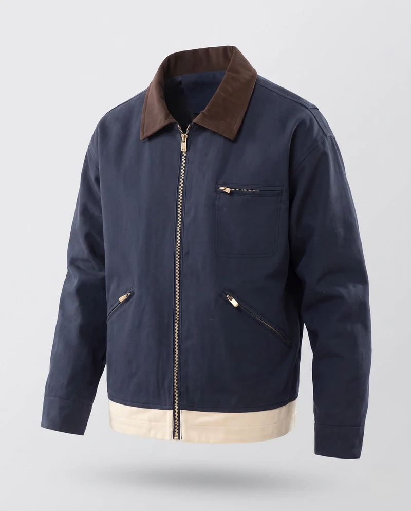 Herren Klassische Arbeitsjacke Drune