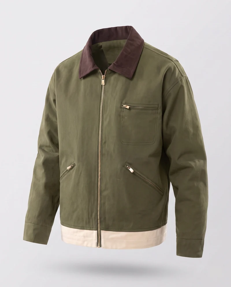 Herren Klassische Arbeitsjacke Drune