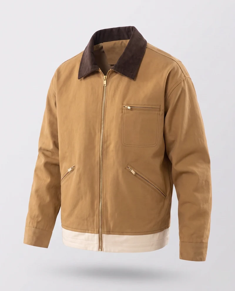 Herren Klassische Arbeitsjacke Drune