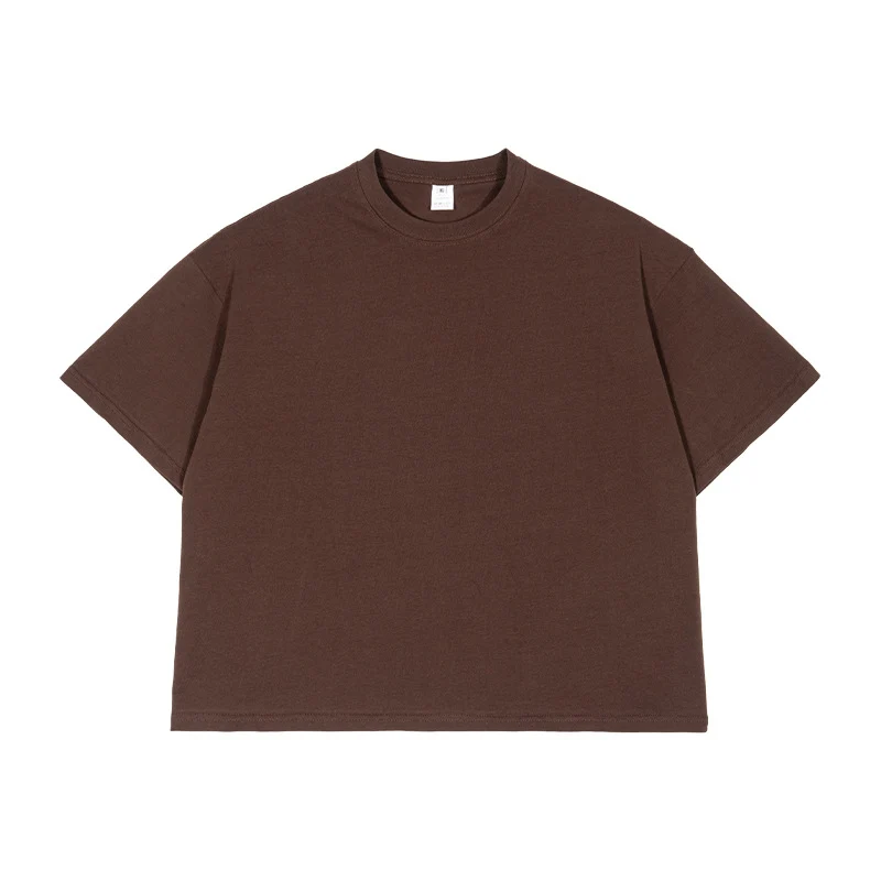 Unisex Oversize Boxy T-Shirt aus Bio-Baumwolle mit Rundhalsausschnitt Drune