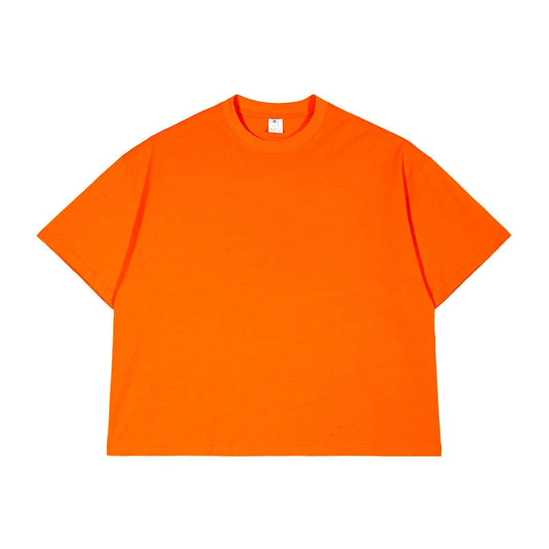 Unisex Oversize Boxy T-Shirt aus Bio-Baumwolle mit Rundhalsausschnitt Drune