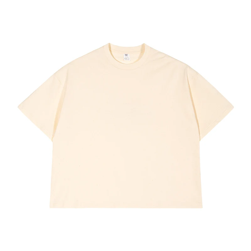 Unisex Oversize Boxy T-Shirt aus Bio-Baumwolle mit Rundhalsausschnitt Drune