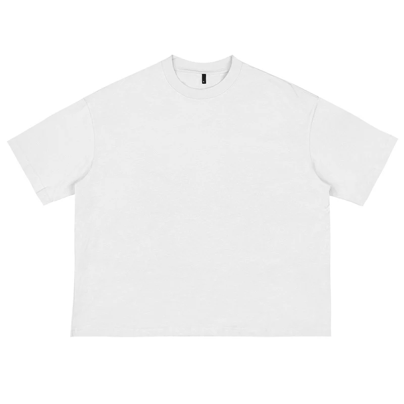 Unisex Oversize Boxy T-Shirt aus Bio-Baumwolle mit Rundhalsausschnitt Drune
