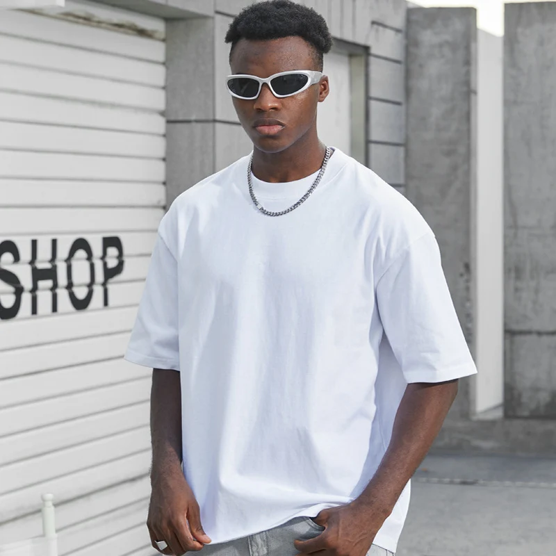 Herren Oversize T-Shirt aus schwerer Bio-Baumwolle mit weitem Schnitt Drune