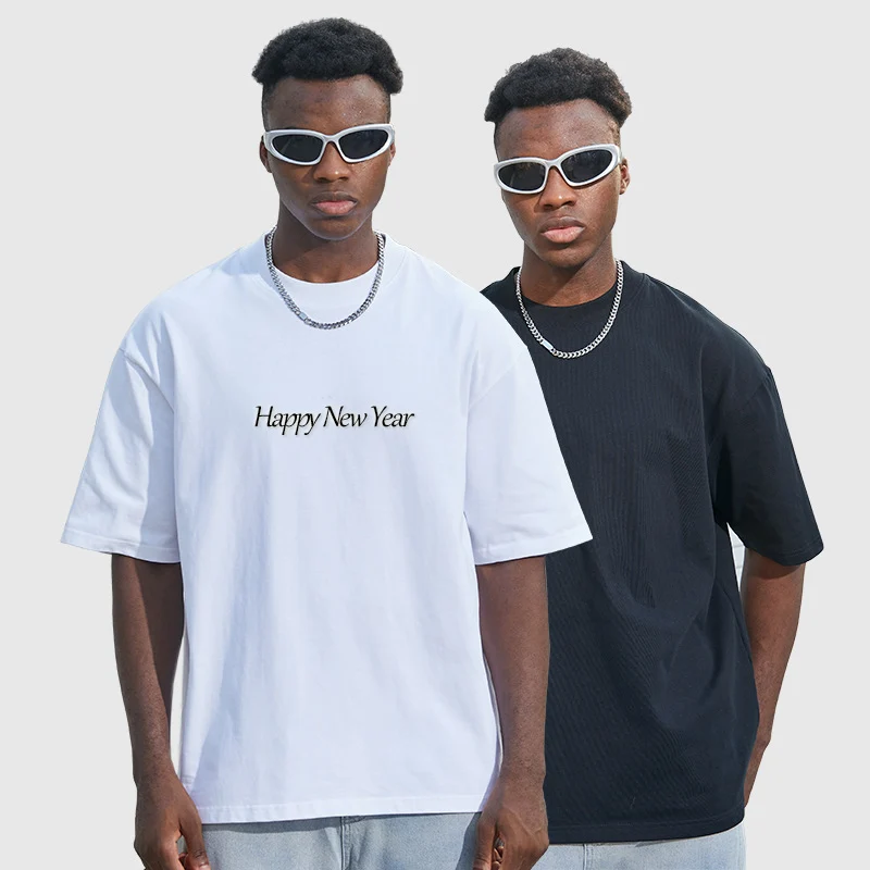 Herren Oversize T-Shirt aus schwerer Bio-Baumwolle mit weitem Schnitt Drune