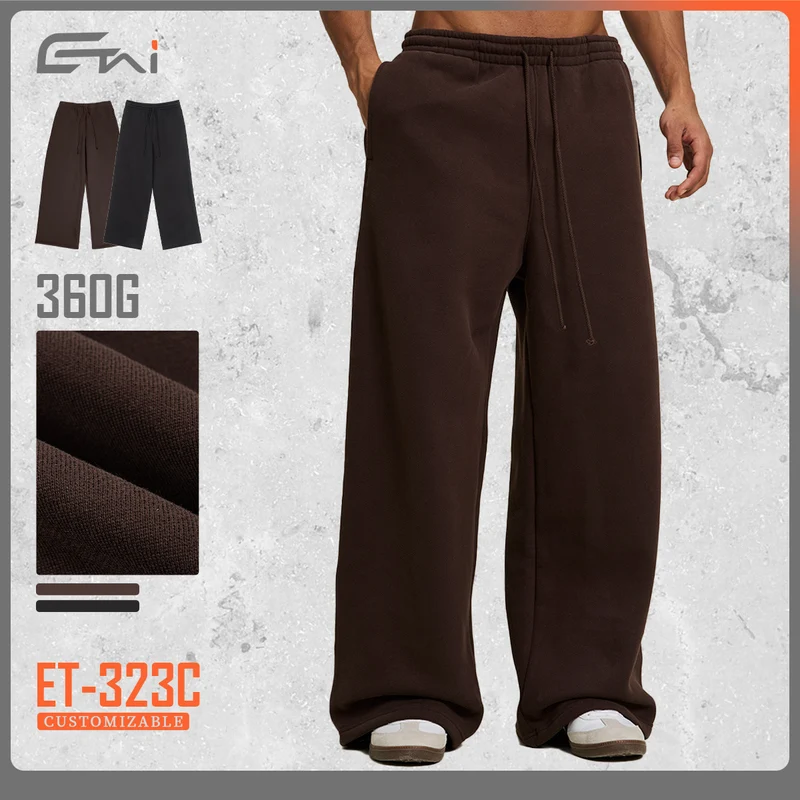 Damen Weit geschnittene Sweat-Hose mit Kordelzug Drune