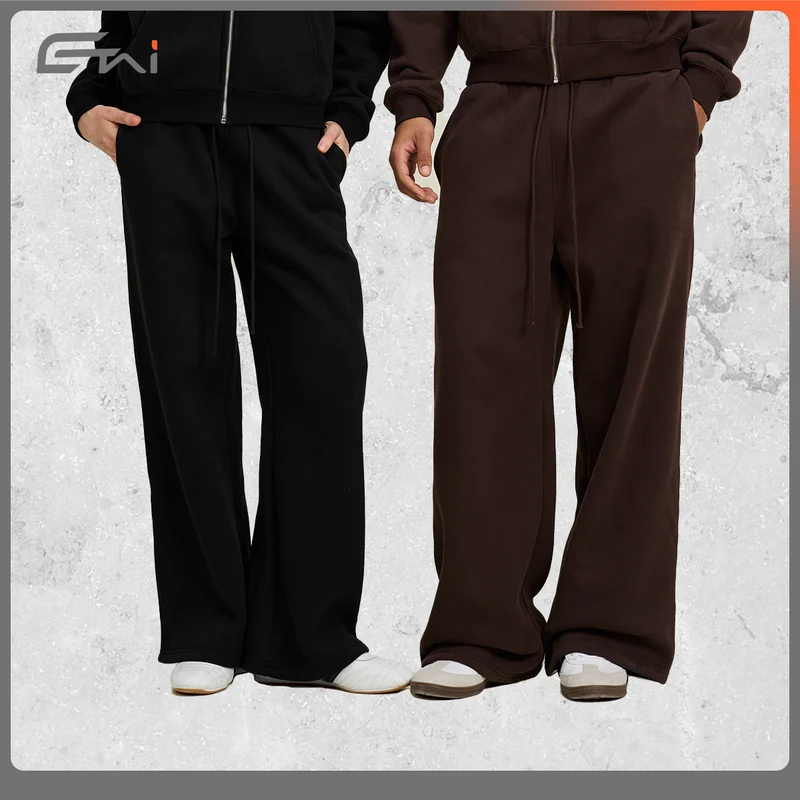 Damen Weit geschnittene Sweat-Hose mit Kordelzug Drune