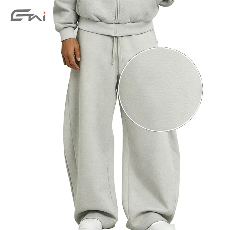 Damen weit geschnittene Jogginghose mit elastischem Bund, Kordelzug und Seitentaschen Drune