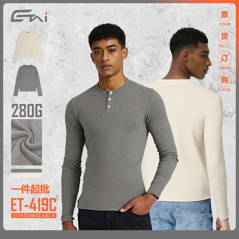Damen Langärmliges Thermo-Henleyshirt Drune