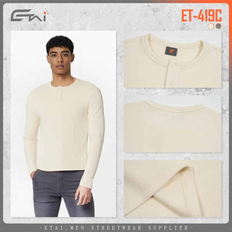 Damen Langärmliges Thermo-Henleyshirt Drune