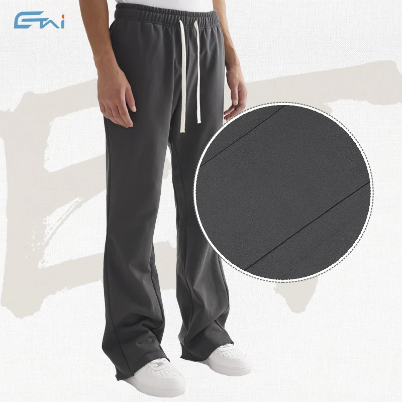 Damen Flared Sweathose mit weitem Bein, elastischem Bund und Kordelzug Drune