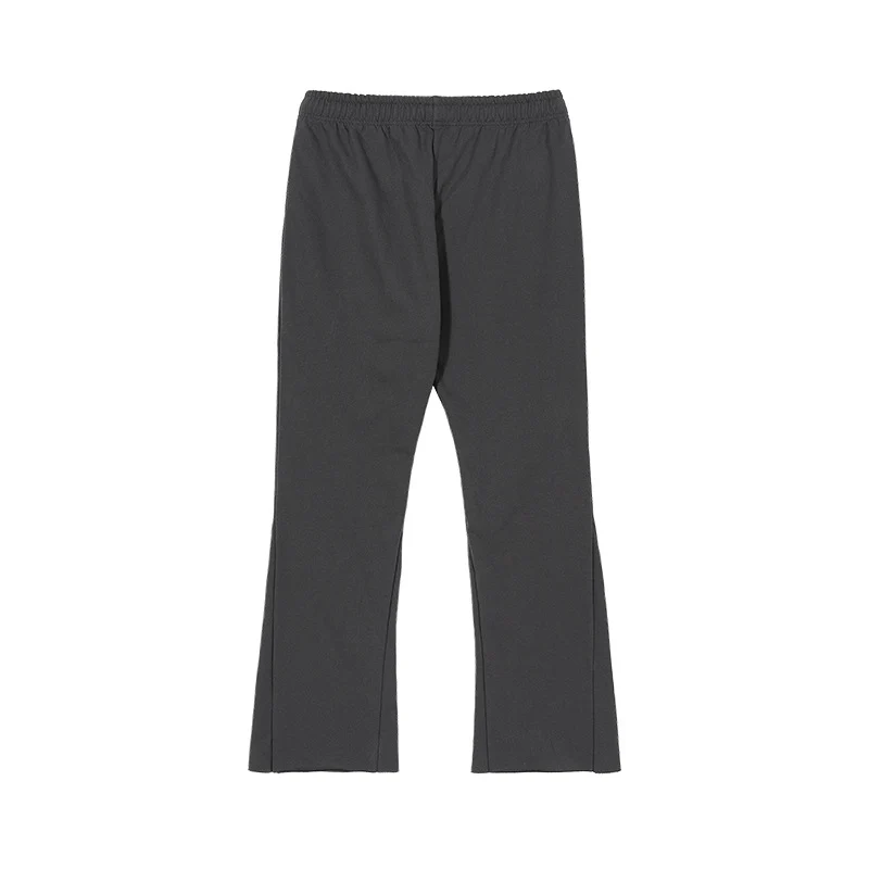 Damen Flared Sweathose mit weitem Bein, elastischem Bund und Kordelzug Drune