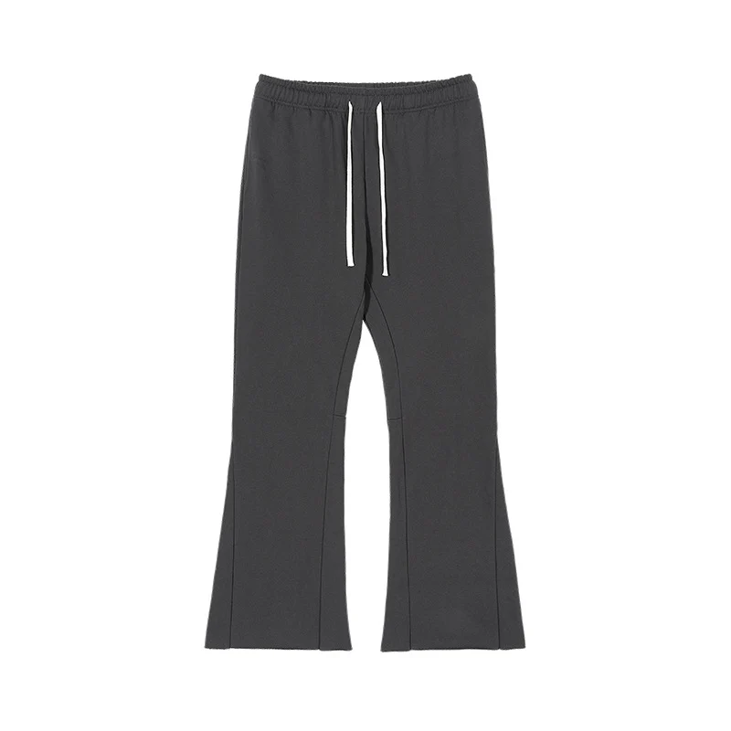 Damen Flared Sweathose mit weitem Bein, elastischem Bund und Kordelzug Drune
