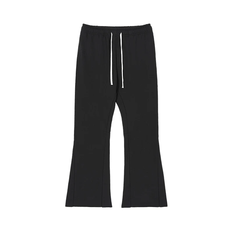 Damen Flared Sweathose mit weitem Bein, elastischem Bund und Kordelzug Drune