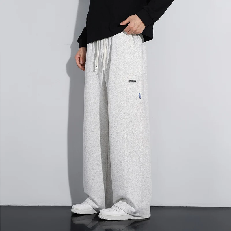 Herren Weite Relaxed-Freizeithose mit Tunnelzug & markanten Teilungsnähten Drune