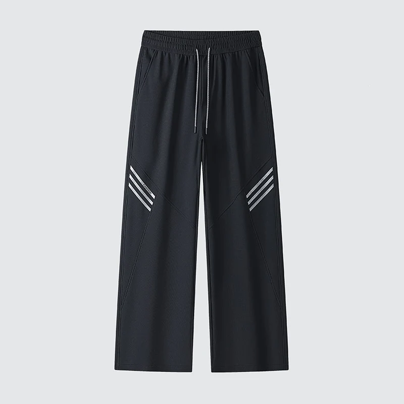 Herren Weite Relaxed-Freizeithose mit Tunnelzug & markanten Teilungsnähten Drune