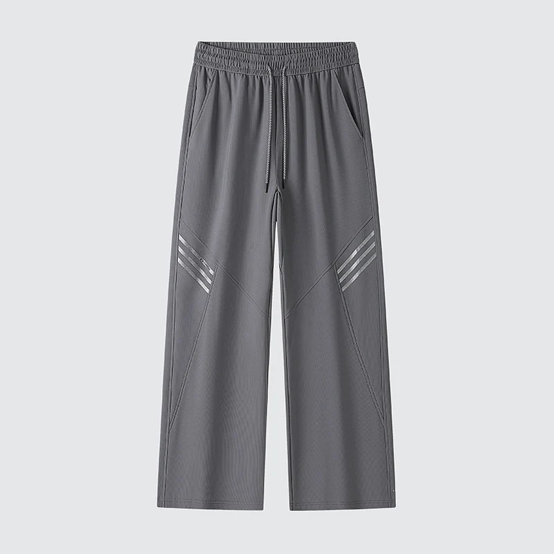 Herren Weite Relaxed-Freizeithose mit Tunnelzug & markanten Teilungsnähten Drune
