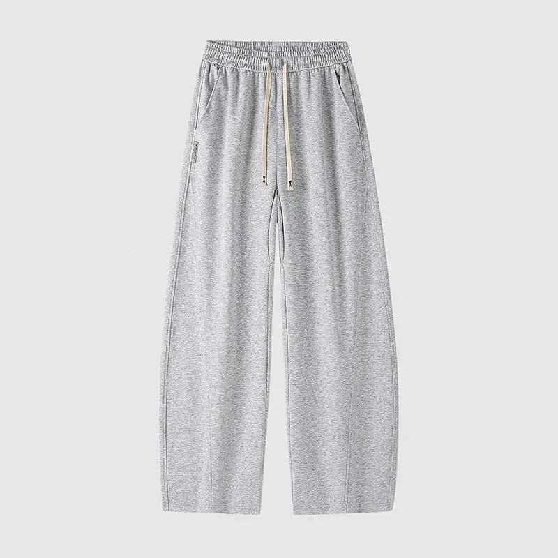 Herren Weite Relaxed-Freizeithose mit Tunnelzug & markanten Teilungsnähten Drune