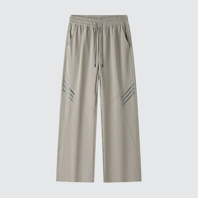 Herren Weite Relaxed-Freizeithose mit Tunnelzug & markanten Teilungsnähten Drune