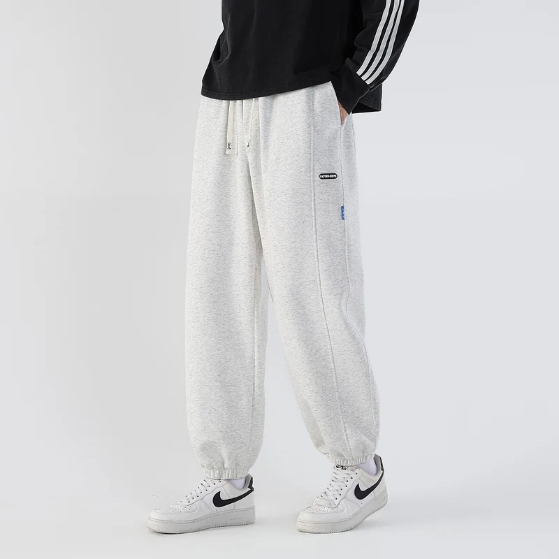 Herren Weite Relaxed-Freizeithose mit Tunnelzug & markanten Teilungsnähten Drune