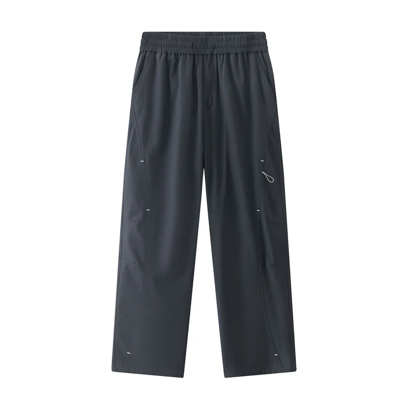 Herren Weite Relaxed-Cargo-Freizeithose mit Tunnelzugbund & Multifunktions‑Taschen Drune