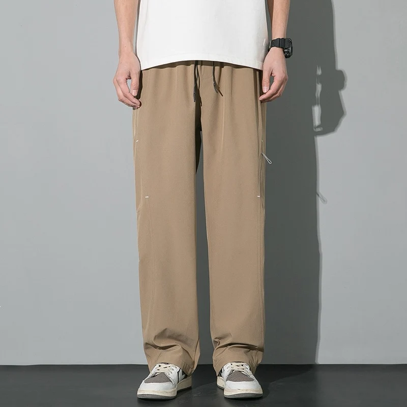 Herren Weite Relaxed-Cargo-Freizeithose mit Tunnelzugbund & Multifunktions‑Taschen Drune