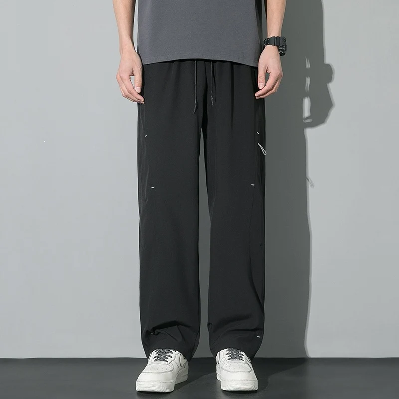 Herren Weite Relaxed-Cargo-Freizeithose mit Tunnelzugbund & Multifunktions‑Taschen Drune