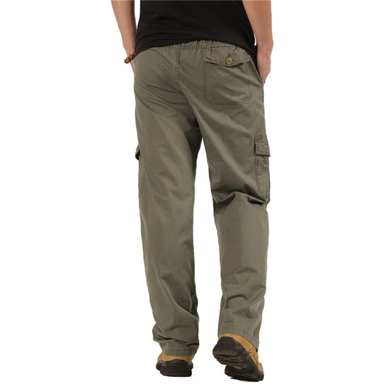 Herren weite Cargo-Bundhose mit Multifachtaschen & entspanntem Baggy‑Schnitt Drune