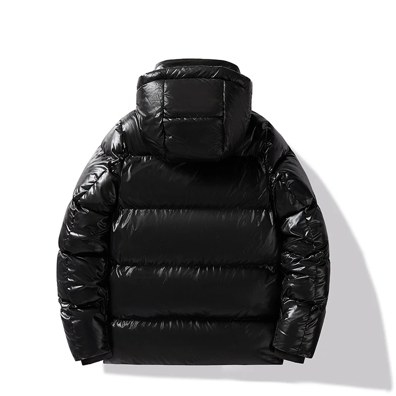 Herren Wattierte Kapuzen‑Steppjacke mit Thermofutter und wasserabweisender Oberfläche Drune